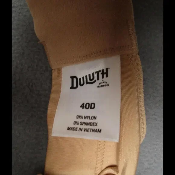 Duluth Trading Armachillo Teeluxe Bra 40D 40 D Nude Wireless Comfort - Picture 5 of 5